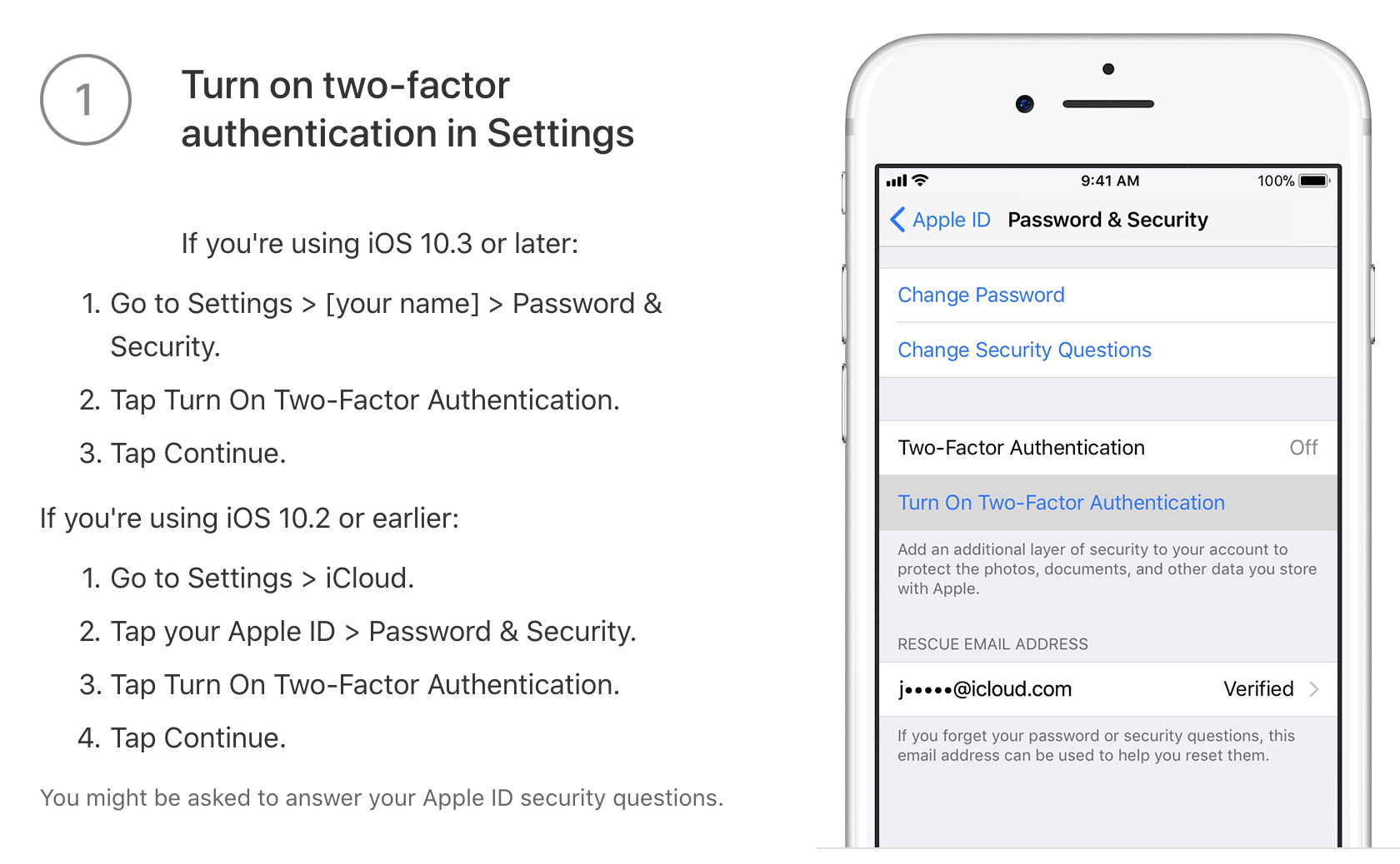 Setting Up Two Factor Authentication On Your Apple Id 7338